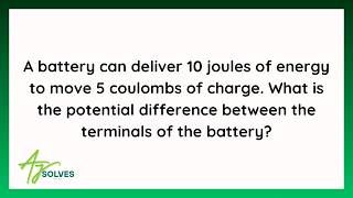 Basic Principles of Electrical Engineering | Problem #3. Potential Difference