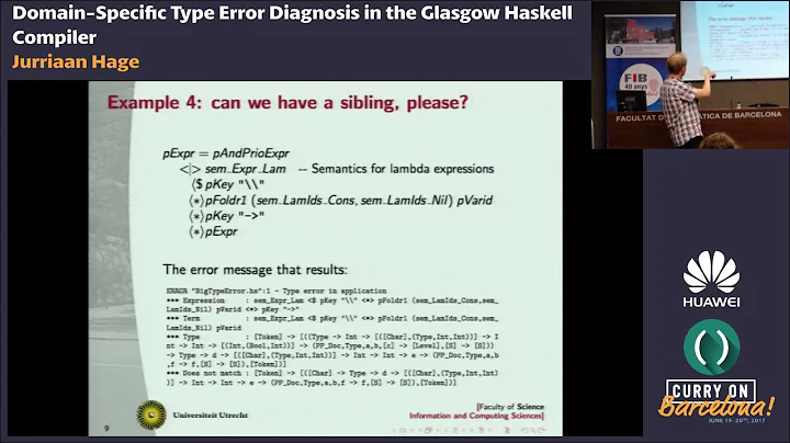 Jurriaan Hage - Domain-Specific Type Error Diagnosis in the Glasgow Haskell Compiler