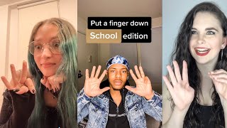 Put a finger down challenge. (tik tok) # 4