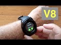 LEEHUR V8 Dual Mode Bluetooth/SIM Calling Camera TF/microSD Under $10 Smartwatch: Unbox and 1st Look