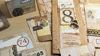 Decorating Tim Holtz Junk Journal Ephemera ~ Tim Holtz Junk Journal Ideas