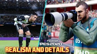 PES 2020 | TOP 10 Realistic - CRAZY Realism and Details #1 | Fujimarupes