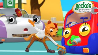 Recycling Race Competition! | Gecko's Garage | Trucks For Children | Cartoons For Kids