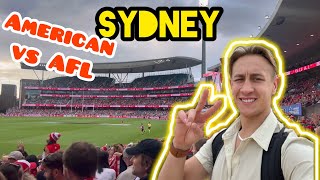 American Goes to AFL Match | Day in The Life | Australia 2