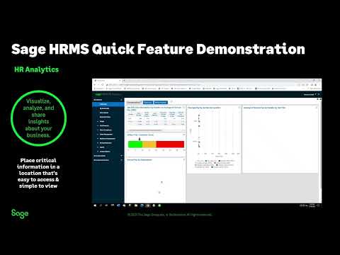 Sage HRMS Demo - HR Analytics