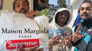 Supreme/Maison Margiela Haul | Meeting Rich the Kid!!!