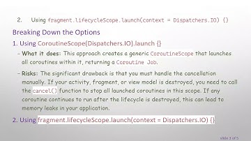 Understanding Coroutine Scoping with Fragment in Android Development