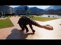 Ankylosaurus & T-Rex Breakout & Fight! Jurassic World Evolution (1080p 60FPS)