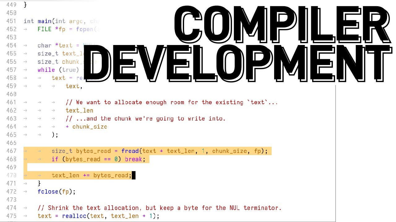 Compiler (derogatory) development