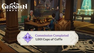 Genshin Impact 1001 Cups of Coffe | One Thousand and One Nights Tale