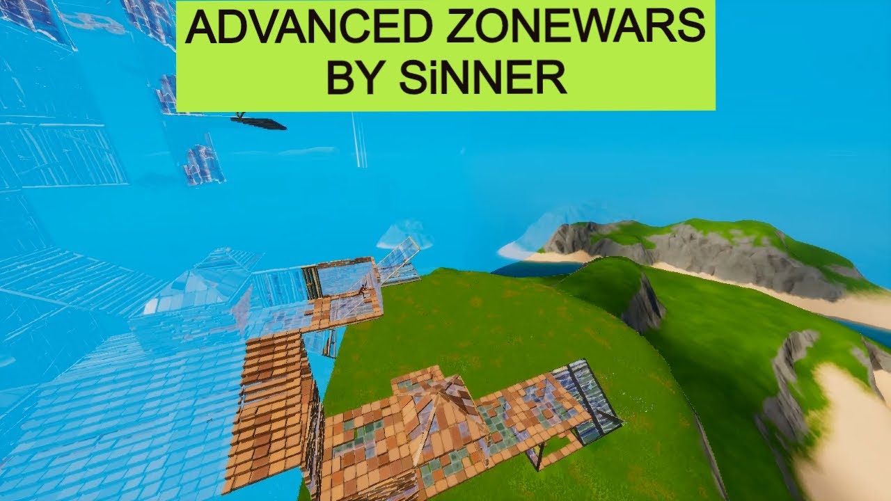ADVANCED FORTNITE DOWNHILL/UPHILL ZONE WARS MAP BY SiNNER (MAP CODE