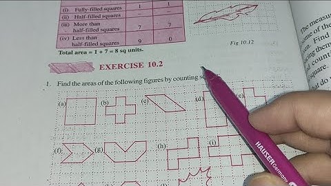 Ncert class 6th Maths chapter 10 Ex 10.2 Mensuration Solutions