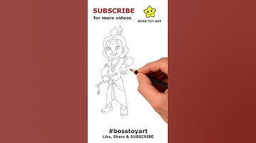 Chhota Bheem Krishna Drawing