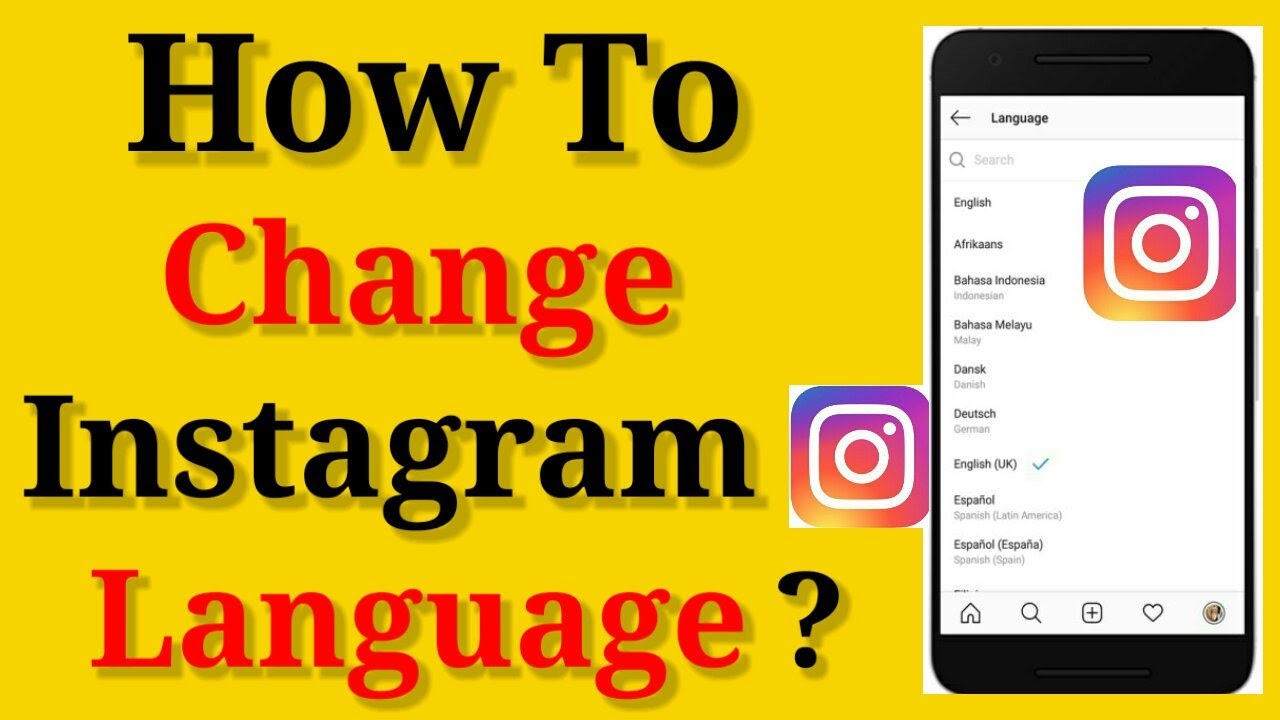 Instagram language problem ‖ Instagram per language kaise change kare ...