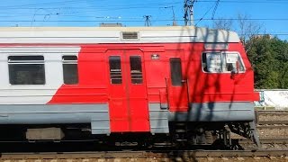 Электропоезд ЭР2Т - 7181 на станции Кусково
