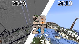 How Has 2b2t's Spawn Changed In The Past 7 Years?