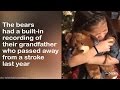 Girls Receive Teddy Bears with Late Grandpa's Voice