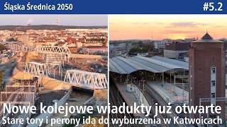 #5.2 Trains are already running on new viaducts in Katowice, while old tracks and platforms are w... screenshot 4