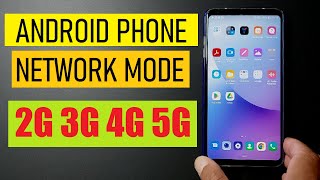 How to change network type and enable Auto 3G 4G & 5G in Android phone