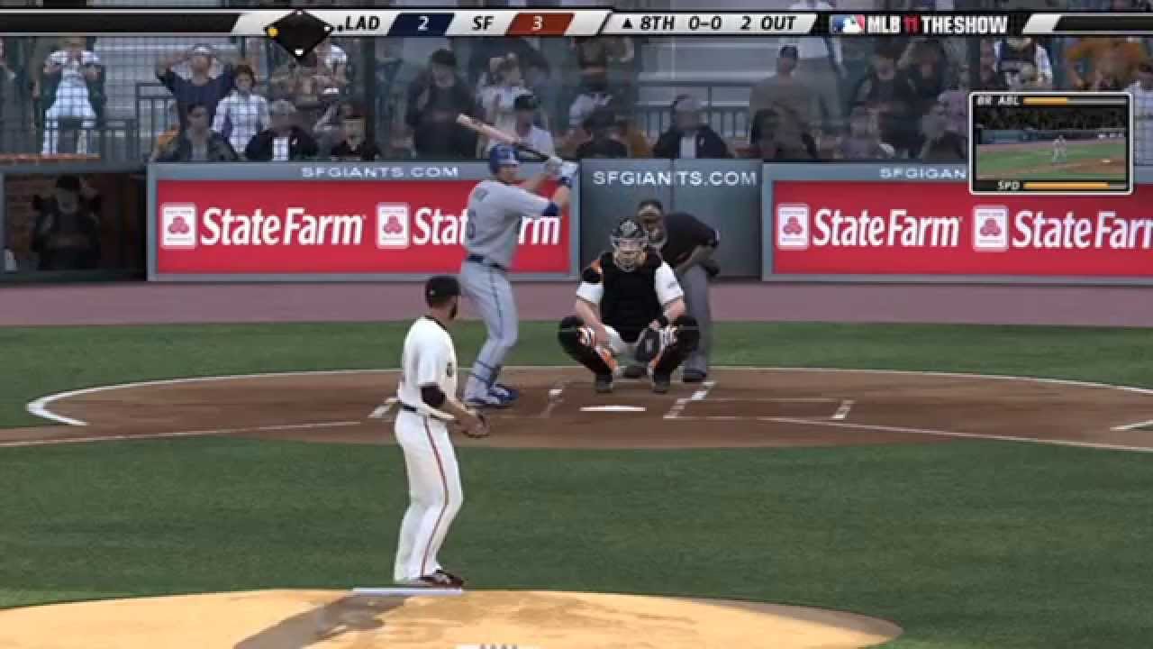 MLB® 11 The Show™ Giants vs. Dodgers Gameplay video - YouTube