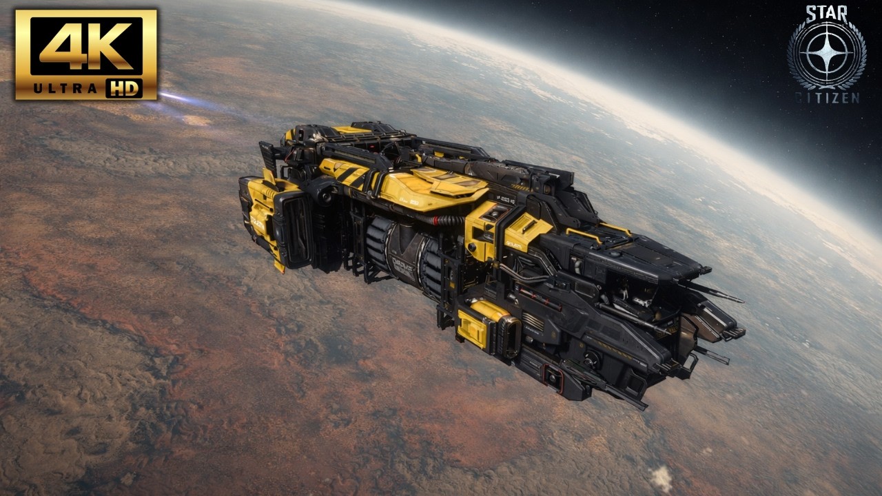 A Slow and Peaceful Cargo Run | Star Citizen 4K Ultrawide No Commentary