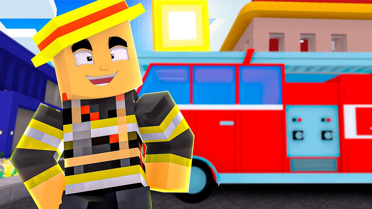 LAS AVENTURAS DE PANCRI COMO BOMBERO EN MINECRAFT 🔥