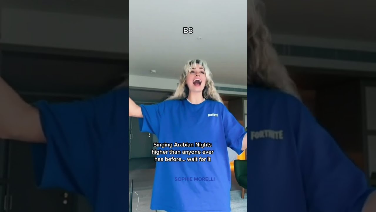 Singing Arabian Nights Higher Than Anyone Ever Has 