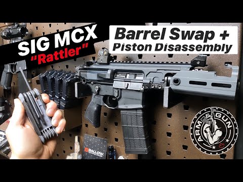 SIG MCX Rattler Barrel Swap & Piston Disassembly