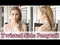 Beautiful Twisted Side Ponytail Hairstyle | Fancy Hair Tutorial