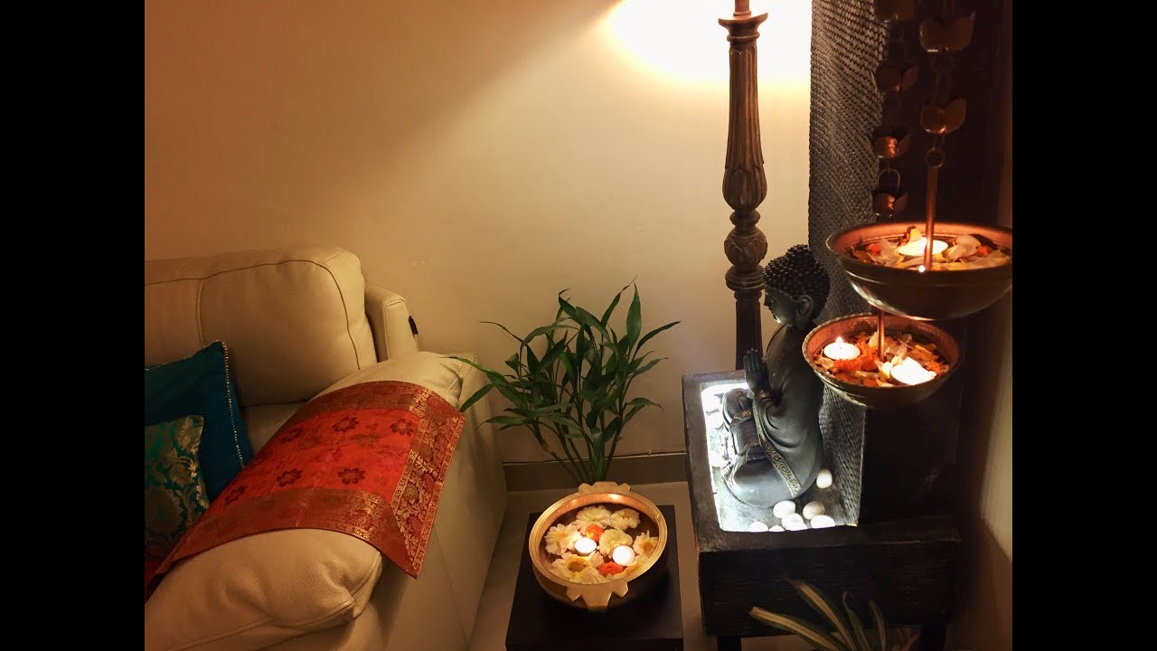 zen corner in living room