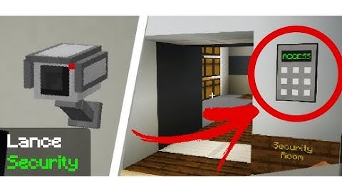[Working Camera] Lance Security | V1 Pinpads in Minecraft PE