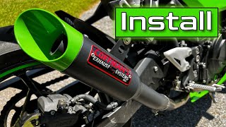 Kawasaki Ninja 400 Exhaust Install: Coffman's Shorty Exhaust