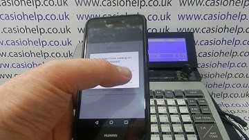 How To Change Time On Casio Cash Register Using The Casio ECR+ Smartphone App