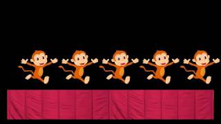5 Little Monkeys - CVI Friendly