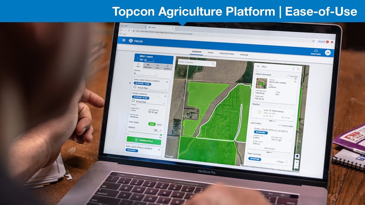 Topcon Agriculture TAP Ease of Use YouTube Topcon agriculture tap ease of use youtube