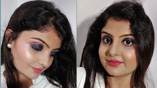 Smokey Eyes Full Face Makeup Tutorial for Beginners | Saj Ghar