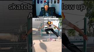 I want to see this skateboarder blow up ASAP 🤯🔥