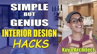 SIMPLE BUT GENIUS INTERRIOR DESIGN HACKS para sa Bahay Niyo. Ceiling, Floor, Wall Design.