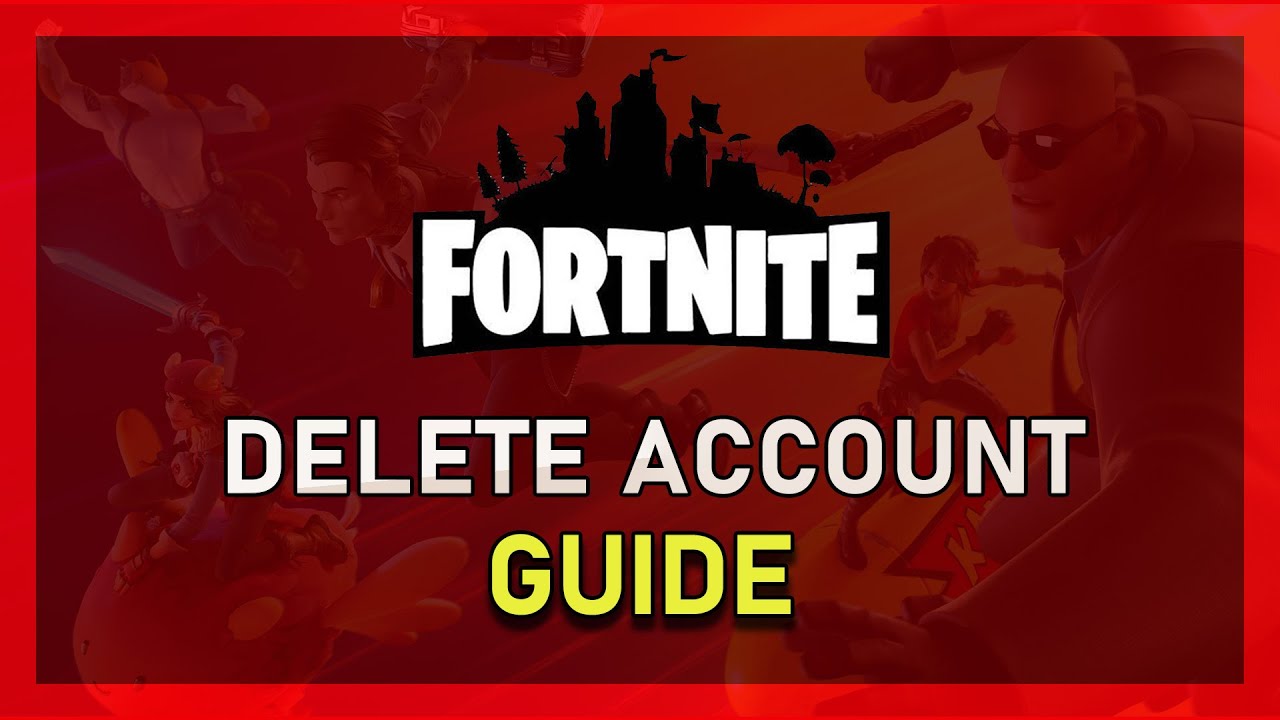 How To Delete Your Fortnite Epic Games Account Permanently Youtube