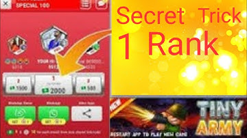 MPL new trick👉 tiny army game hack trick 100% hacked no account block