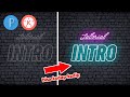 Cara membuat intro neon di kinemaster android + pixellab - Bimtutorial#9