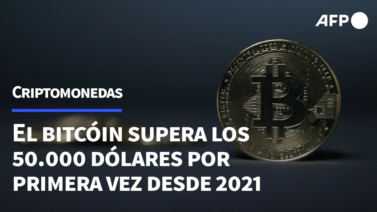 El bitcóin supera los 50.000 dólares por primera vez desde 2021 | AFP