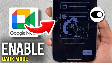 How to Enable Dark Mode in Google Meet - 2025