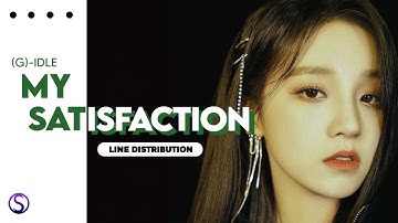 How would (G)-IDLE sing My Satisfaction by IVE ( Line Distribution )