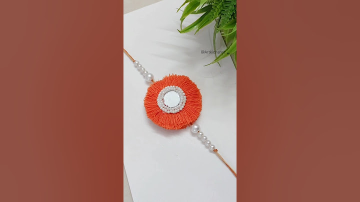 Easy Rakhi Making at Home 🧡 | DIY Rakhi for Raksha Bandhan 2025 #shorts #rakshabandhan #brother