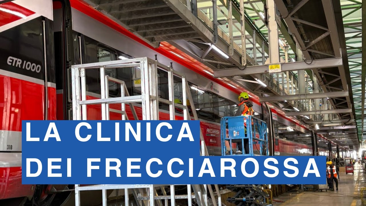Un viaggio nell'impianto di manutenzione dei Frecciarossa di Napoli