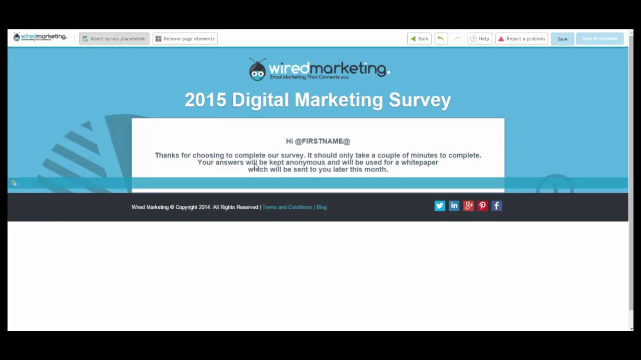 Surveys and Forms | Wired Marketing - YouTube