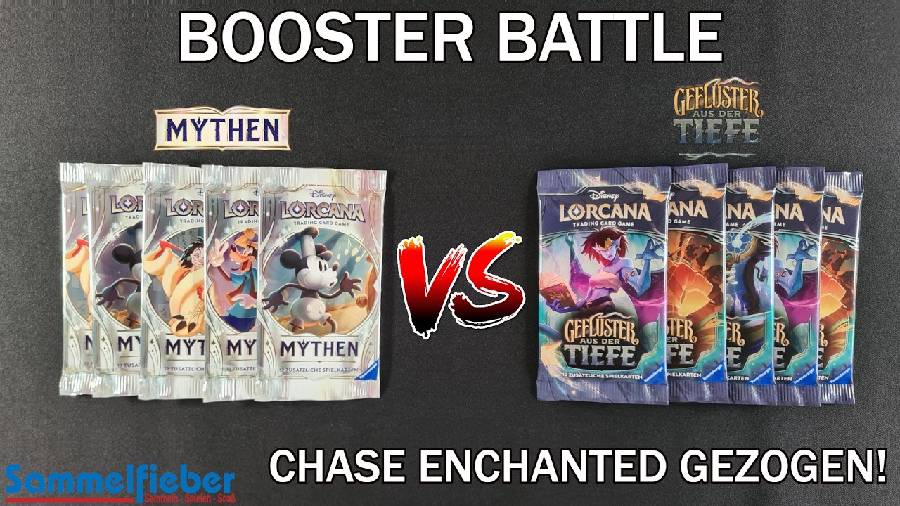 WERTVOLLSTE ENCHANTED GEZOGEN! | Set 9 Mythen vs Set 10 Booster-Battle | Disney Lorcana [Deutsch]