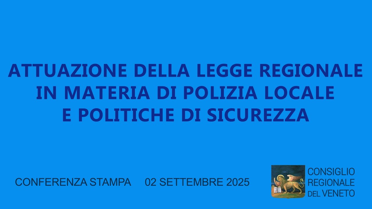 Attuazione della Legge regionale in materia di Polizia locale e politiche di sicurezza