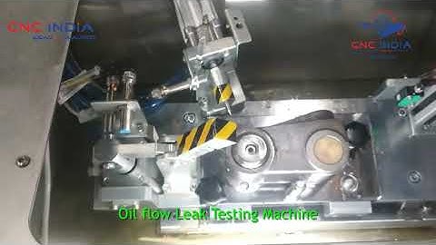 Oil Flow Leak Testing Machine for Auto parts & components